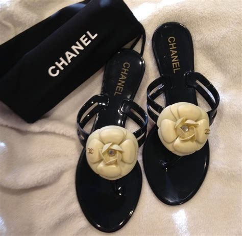 chanel sandals with flower|Chanel heeled sandals.